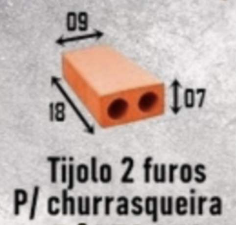 Tijolo 2 Furos